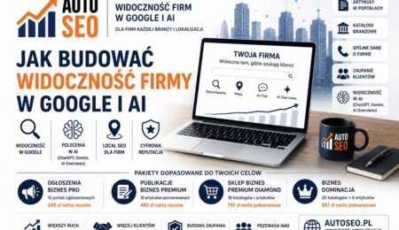 AutoSEO.pl pomaga firmom budować widoczność organiczną w wyszukiwarkach, w Google i systemach AI